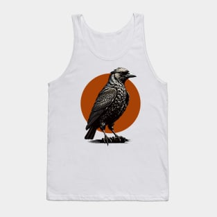 Raven Crow Illustration Tank Top